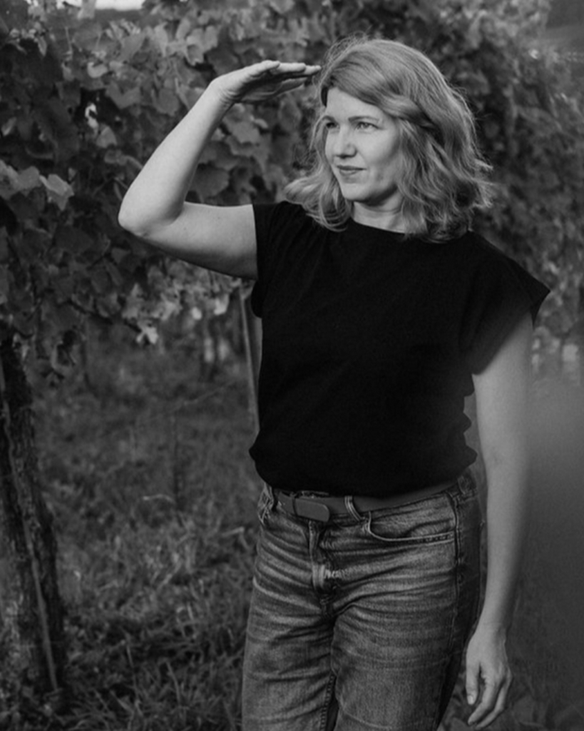Weinblüten-Winzerin Sigrid Sorger vom Weinhof Sorger aus Tieschen